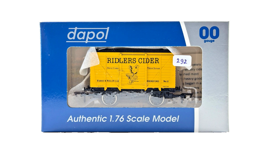 DAPOL 00 GAUGE - RIDLERS CIDER EVANS & RIDLER HEREFORD VAN 12 (LIMITED EDITION)