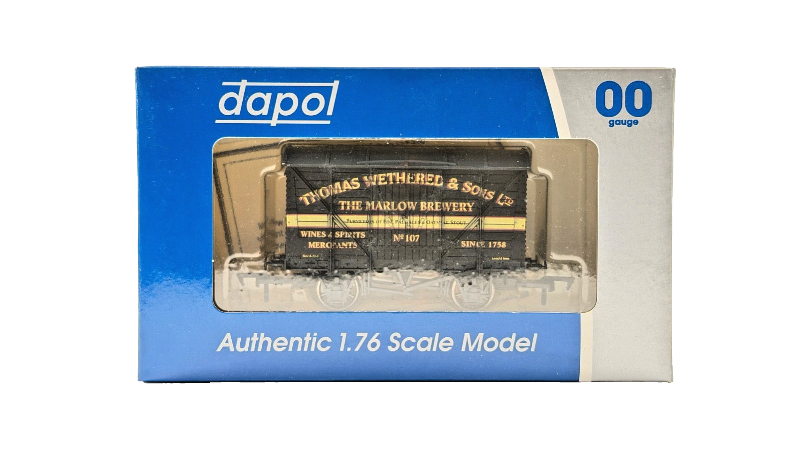 DAPOL 00 GAUGE - THOMAS WETHERED MARLOW BREWERY VENT VAN 107 (LIMITED EDITION)
