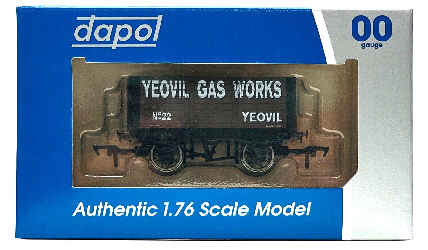 DAPOL 00 GAUGE - YEOVIL GAS WORKS PLANK WAGON NO.22 (BUFFERS LTD ED)