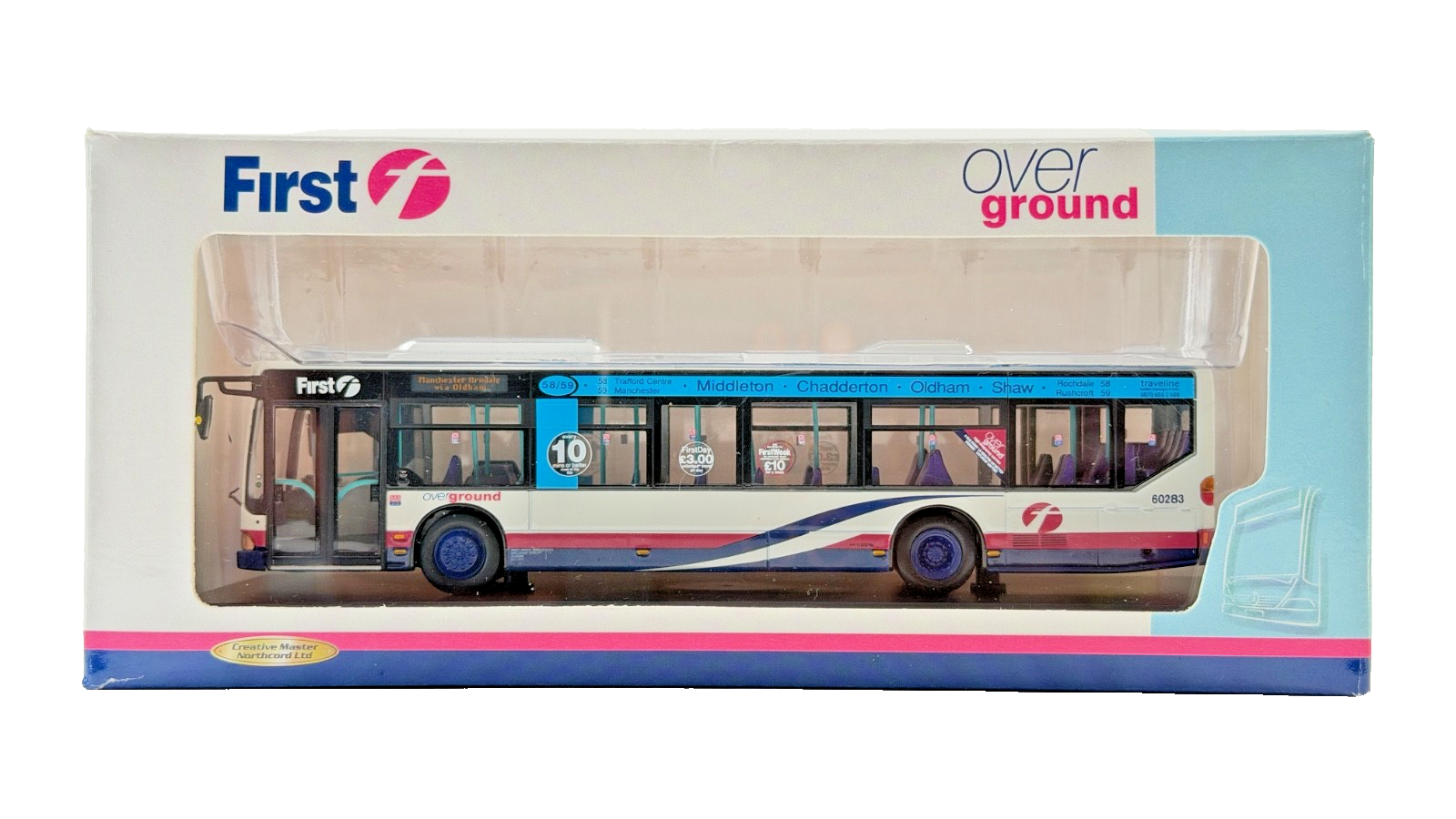 CMNL NORTHCORD 1/76 SCALE - UKBUS5010 - MERCEDES BENZ CITARO FIRST MANCHESTER