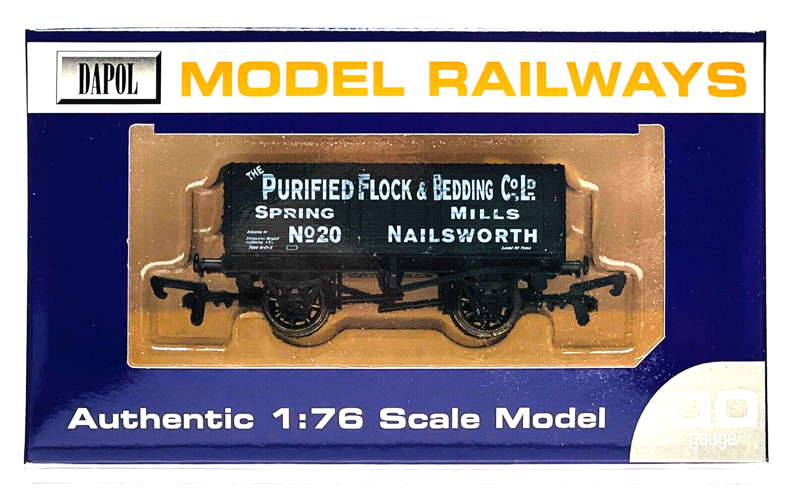 DAPOL 00 GAUGE - 'PURIFIED FLOCK & BEDDING CO NAILSWORTH 20' (LIMITED EDITION)