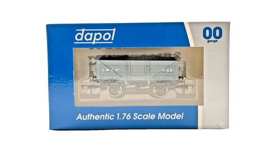 DAPOL 00 GAUGE - ISLE OF WIGHT CENTRAL RAILWAY GREY WAGON 68 (LIMITED EDITION)