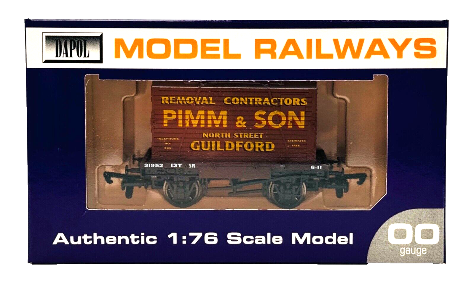 DAPOL 00 GAUGE - PIMM & SON REMOVAL CONTRACTORS CONFLAT (LIMITED EDITION)