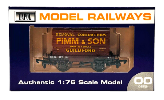 DAPOL 00 GAUGE - PIMM & SON REMOVAL CONTRACTORS CONFLAT (LIMITED EDITION)