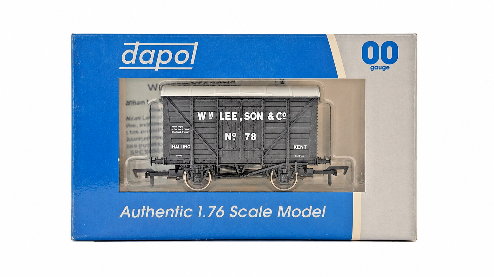 DAPOL 00 GAUGE - WILLIAM LEE SON & CO HALLING KENT VENT VAN 78 (LIMITED EDITION)