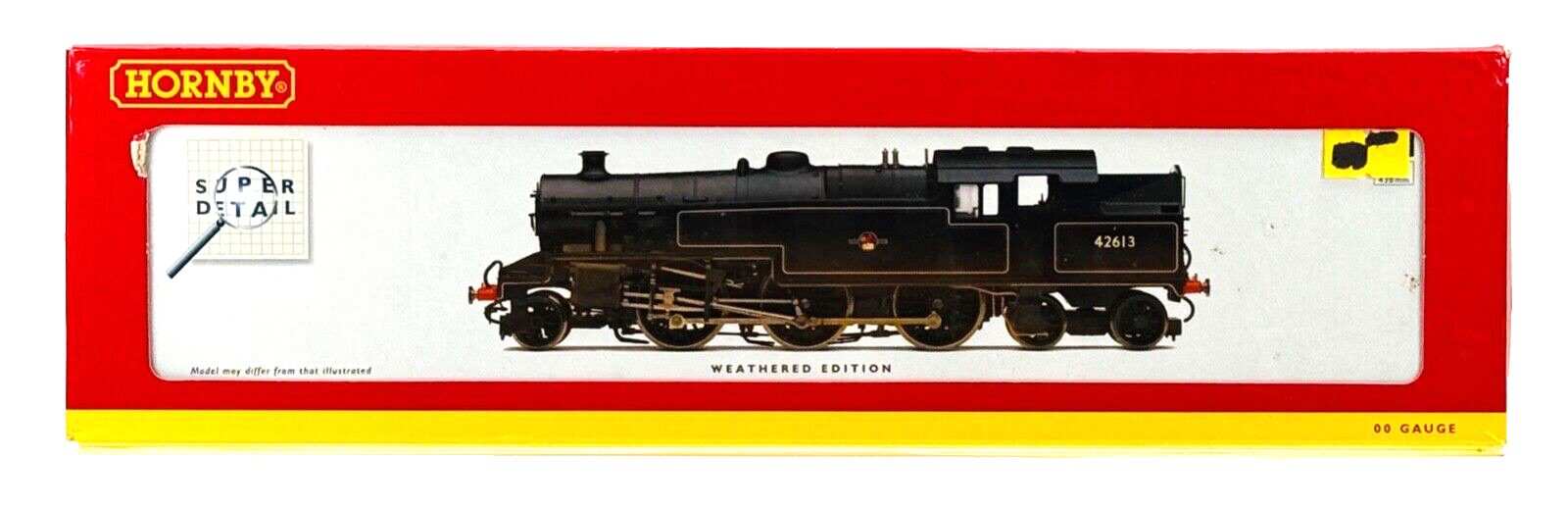 HORNBY 00 GAUGE - R3021 - BR 2-6-4T STANIER CLASS 4P 42613 'WEATHERED' - BOXED