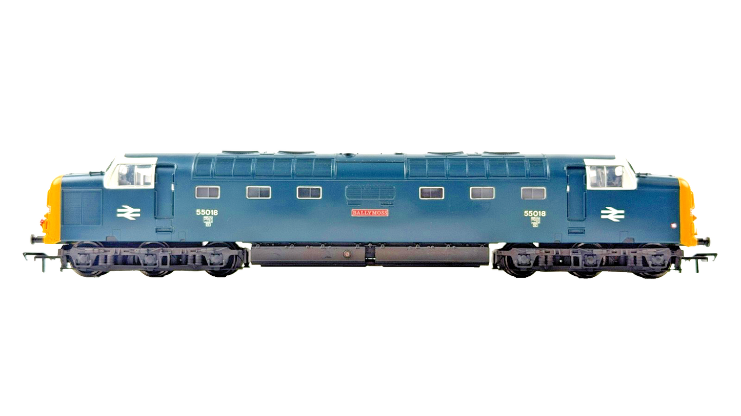 BACHMANN OO GAUGE - CLASS 55 DELTIC 55018 BR BLUE BALLYMOSS DCC SOUND NQP