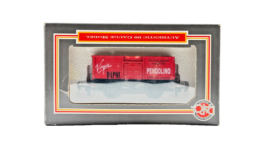 DAPOL 00 GAUGE - VIRGIN TRAINS PENDOLINO PLANK WAGON RED (LIMITED EDITION)