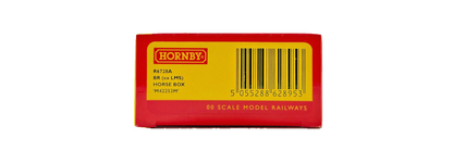 HORNBY OO GAUGE - R6728A - BR (EX LMS) CRIMSON HORSE BOX WAGON M42253M BOXED
