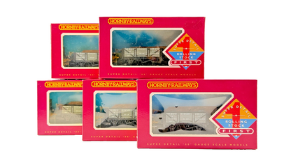 HORNBY OO GAUGE - R399 - THE BOLD VENTURE LIME CO 4 PLANK WAGON BOXED X 5