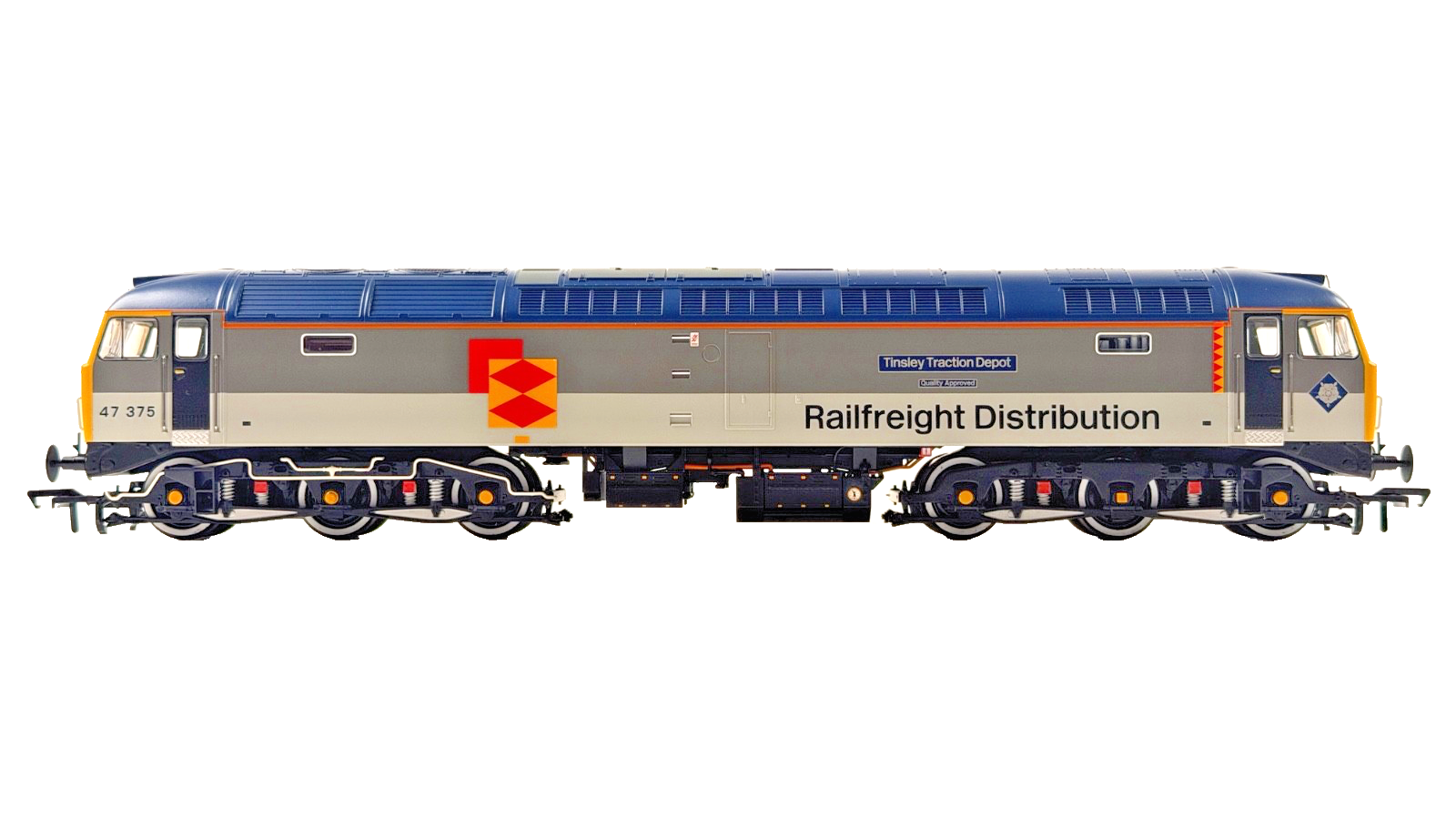 BACHMANN OO GAUGE - 35-419 - CLASS 47/3 47375 RAILFREIGHT TINSLEY TRACTION DEPOT