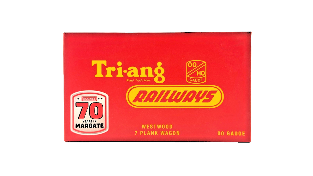 HORNBY OO GAUGE - R60263 - 70TH WESTWOOD 7 PLANK WAGON 1954-2024 BOXED