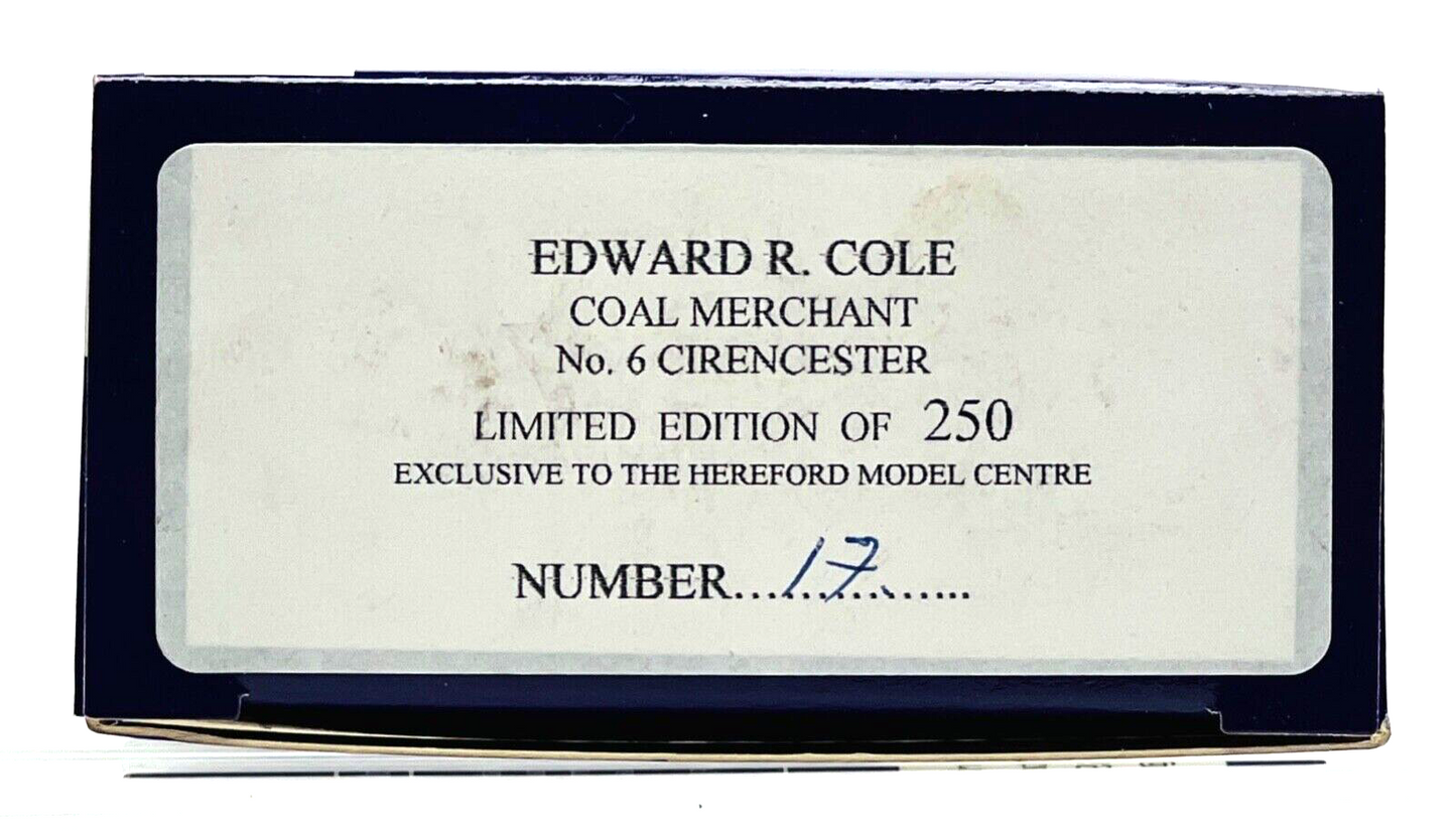 DAPOL 00 GAUGE - 'EDWARD R. COLE COAL MERCHANT CIRENCESTER 6' (LIMITED EDITION)