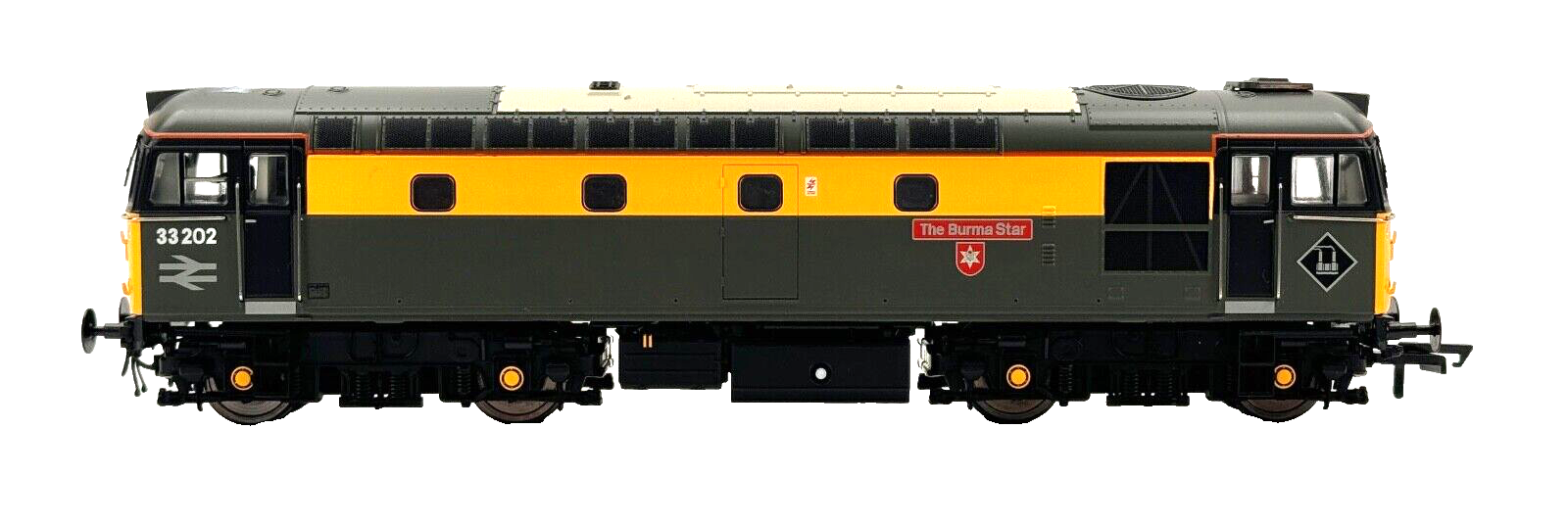 HELJAN 00 GAUGE - 33361 - CLASS 33/2 DIESEL 33202 DUTCH ENGINEERS THE BURMA STAR