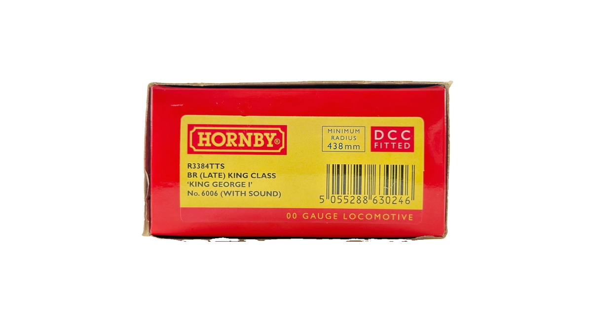 HORNBY OO GAUGE - R3384TTS - BR GREEN (LATE) KING CLASS KING GEORGE I DCC SOUND
