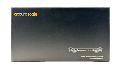 ACCURASCALE OO GAUGE - ACC2063-CWD-D - PFA CONTAINER FLAT WAGONS CAWOODS
