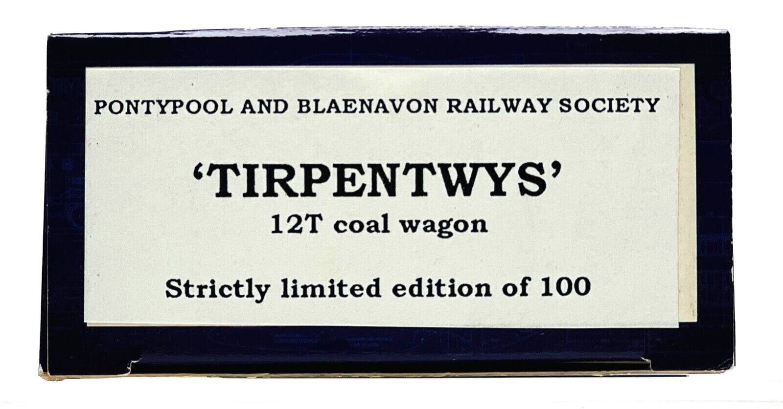 DAPOL 00 GAUGE - TIRPENTWYS BLACK VEIN NO.121 (PONTYPOOL BLAENAVON LIMITED ED)