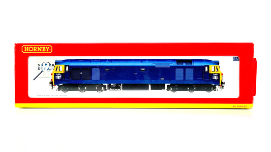 HORNBY 00 GAUGE - R2474 - CLASS 50 DIESEL LOCOMOTIVE BR BLUE 'D421' BOXED (2)