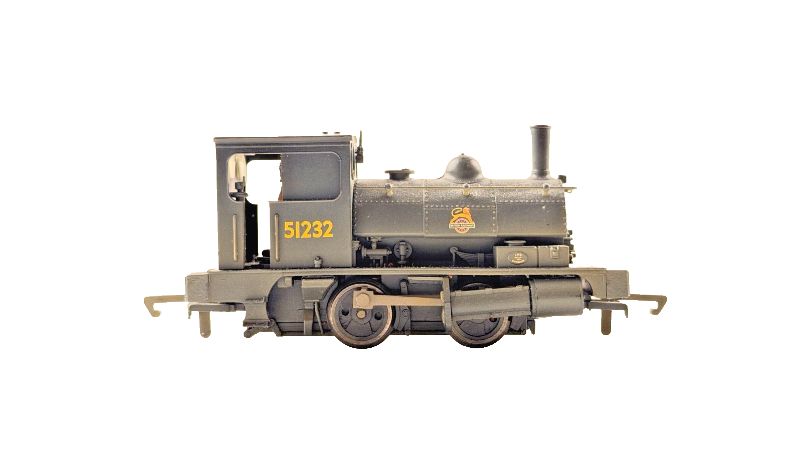 HORNBY 00 GAUGE - R2335A - BR BLACK 0-4-0 PUG TANK LOCOMOTIVE 51232 UNBOXED