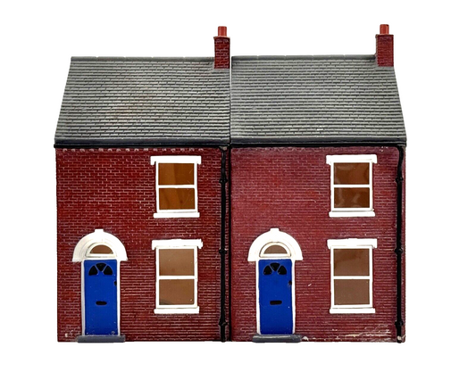 HORNBY 00 GAUGE SKALEDALE - R8644 - LOW RELIEF TERRACE HOUSE LEFT X 2 - UNBOXED