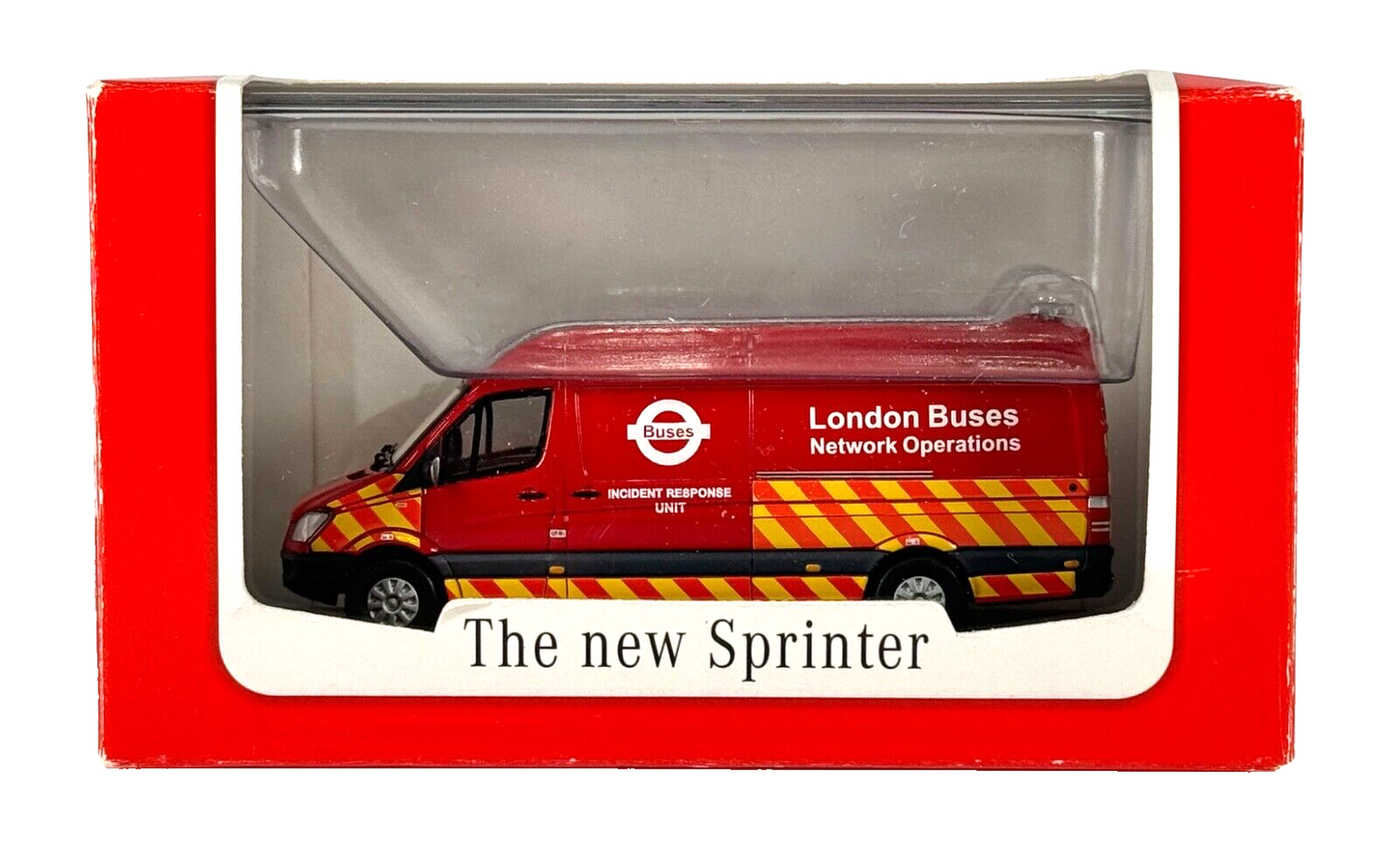 CMNL NORTHCORD 1/76 SCALE - UKVAN1004 - MERCEDES SPRINTER LONDON BUSES - BOXED