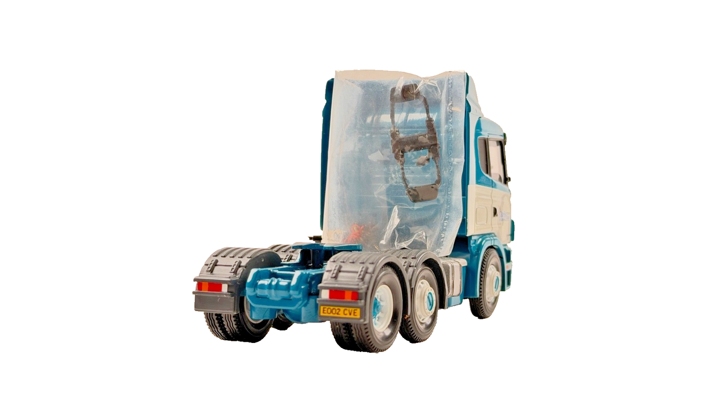 CORGI 1/50 SCALE CORBY CHILLED SCANIA 144L 380 6X2 TRACTOR UNIT UNBOXED