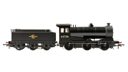 OXFORD RAIL OO GAUGE - OR76J26003 - BR BLACK CLASS J26 LOCOMOTIVE 65736 BOXED