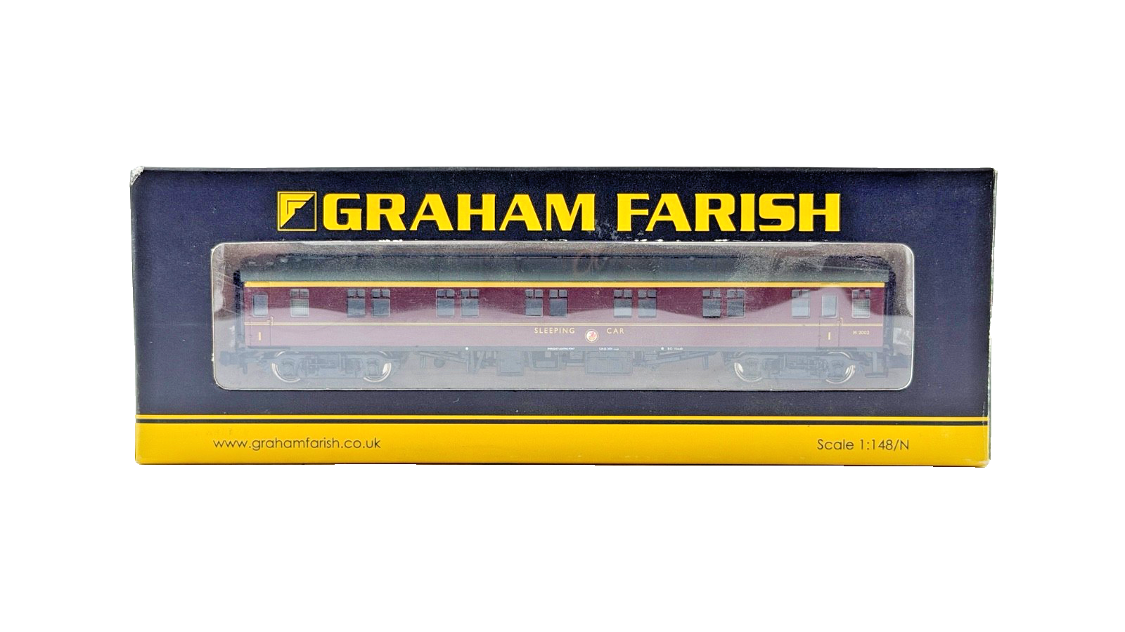 GRAHAM FARISH N GAUGE - 374-926 - MK1 SLF COACH SLEEPING CAR FIRST CLASS MAROON