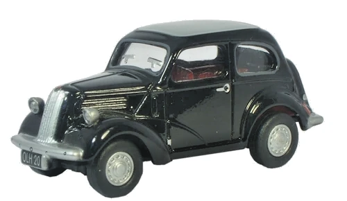 OXFORD DIECAST 1/76 SCALE - 76FP003 - FORD POPULAR 103E BLACK CAR - NEW
