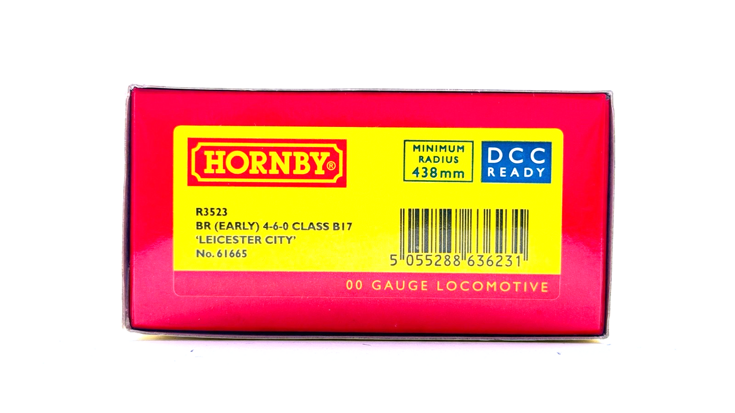 HORNBY 00 GAUGE - R3523 - BR (EARLY) 4-6-0 CLASS B17 LEICESTER CITY NO.61665