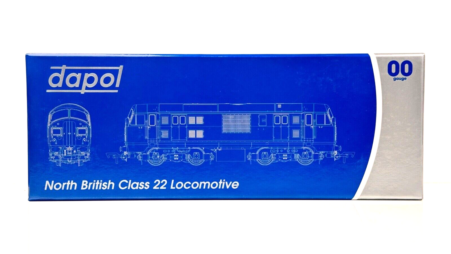 DAPOL 00 GAUGE - D1000H - CLASS 22 DIESEL LOCOMOTIVE BR BLUE D6328 - BOXED