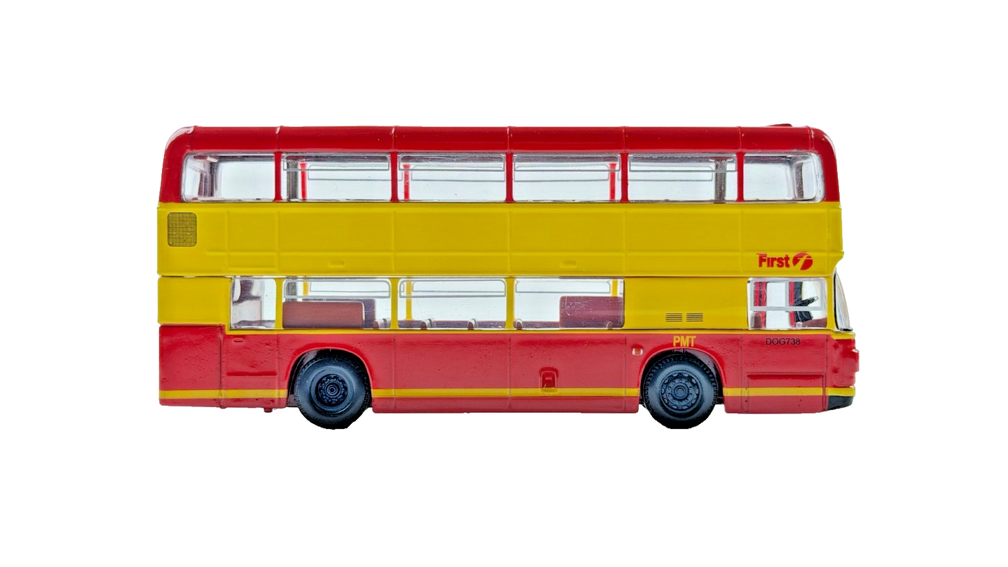 CORGI 1/76 SCALE - LEYLAND OLYMPIAN FIRST PMT ALTON TOWERS BUS UNBOXED