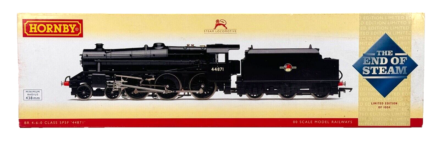 HORNBY 00 GAUGE - R2686B - BR BLACK 4-6-0 CLASS 5 LOCOMOTIVE 44871 CARNFORTH