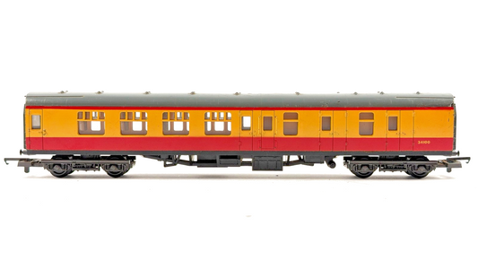 LIMA OO GAUGE BR MK1 BLOOD & CUSTARD PASSENGER COACH 34100 UNBOXED