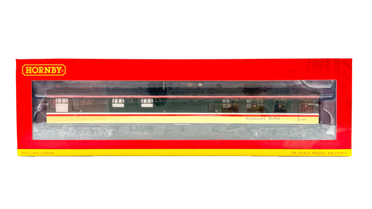 HORNBY OO GAUGE - R4974 - BR INTERCITY MK1 CATERING (RBR) COACH NO.IC1667 BOXED