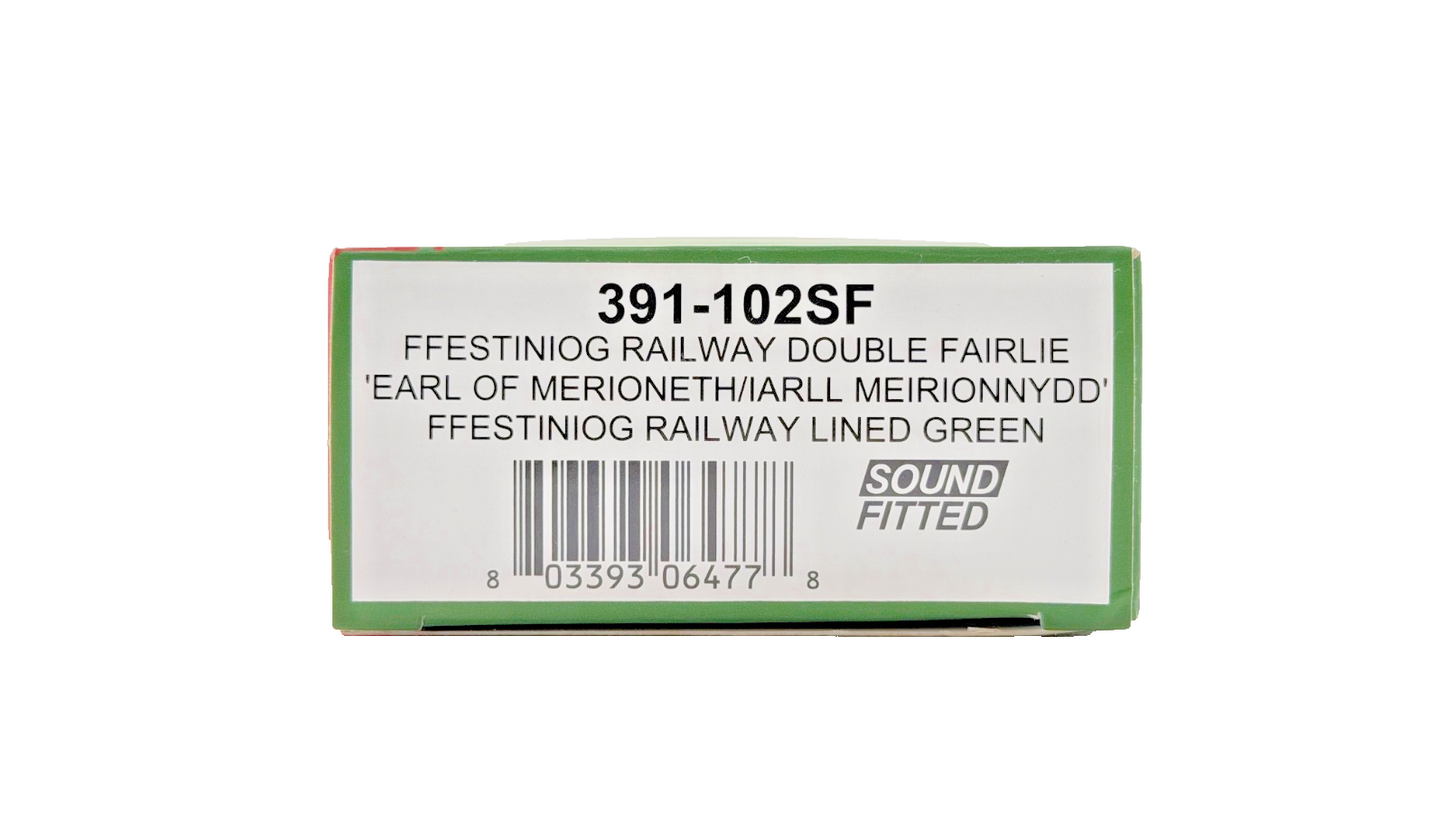 BACHMANN OO9 SCALE - 391-102SF - FFESTINIOG DOUBLE FAIRLIE EARL MERIONETH SOUND