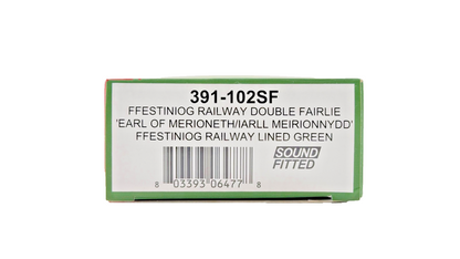 BACHMANN OO9 SCALE - 391-102SF - FFESTINIOG DOUBLE FAIRLIE EARL MERIONETH SOUND