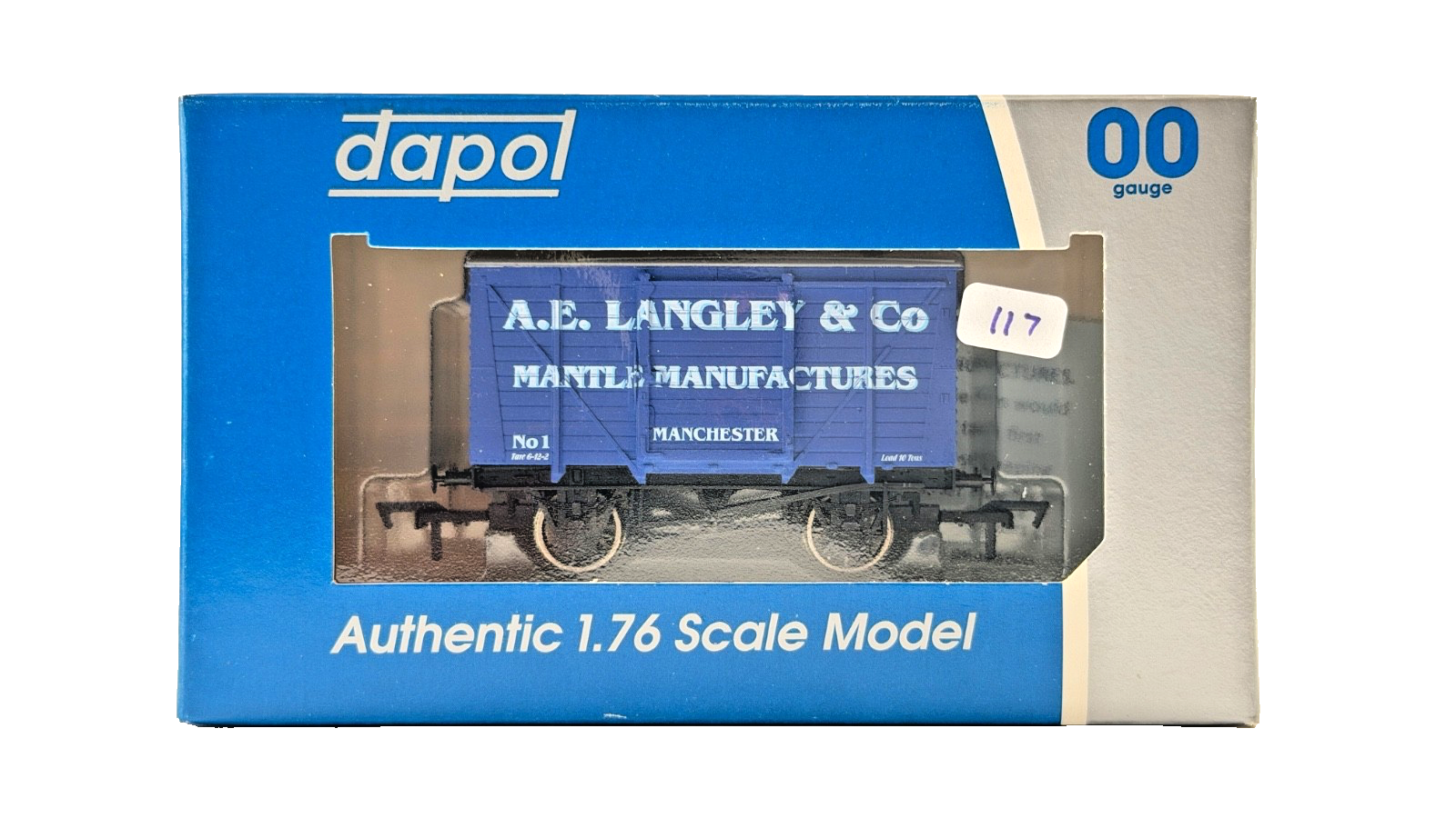DAPOL 00 GAUGE - A E LANGLEY MANTLE MANUFACTURERS MANCHESTER 1 (LIMITED EDITION)