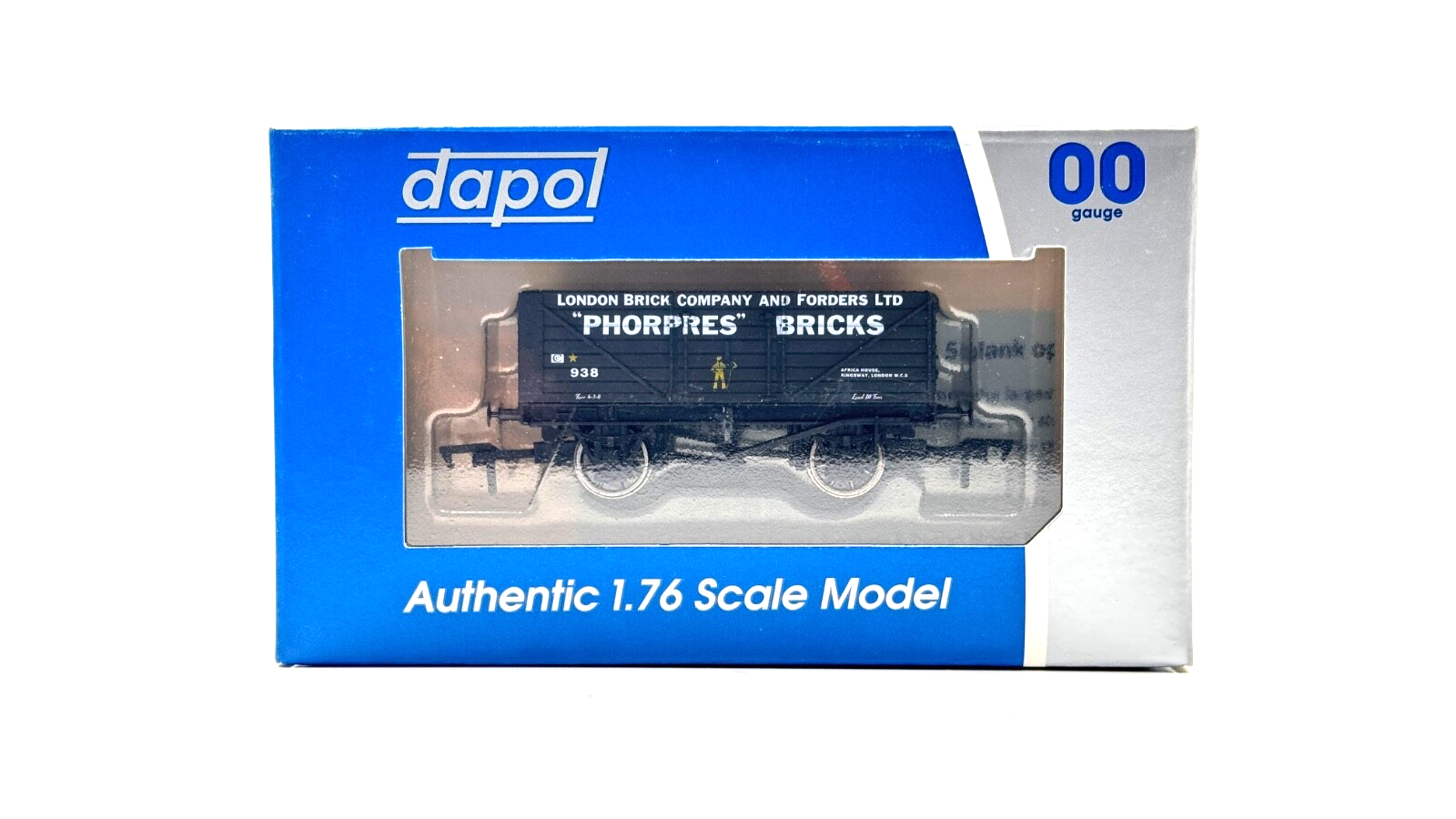 DAPOL 00 GAUGE - LONDON BRICK COMPANY PHORPRES BRICKS NO.938 (LIMITED EDITION)