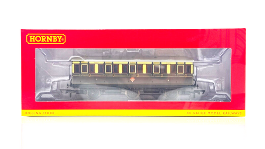 HORNBY 00 GAUGE - R40306 - GWR 3RD CLASS 6 WHEEL COACH NO.2523  - BOXED