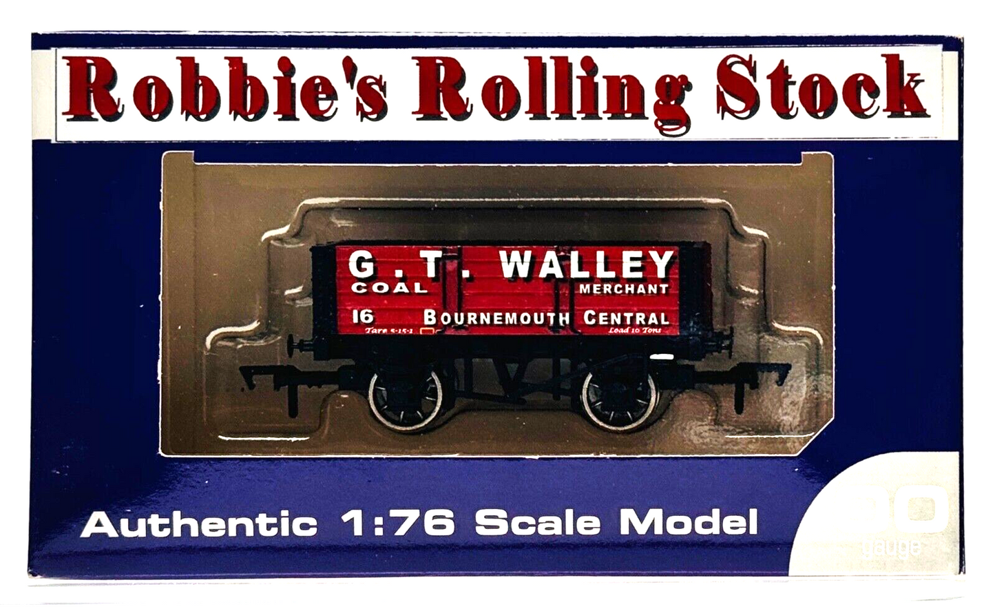 DAPOL 00 GAUGE - G.T WALLEY COAL MERCHANT BOURNEMOUTH CENTRAL NO.16 (LIMITED ED)