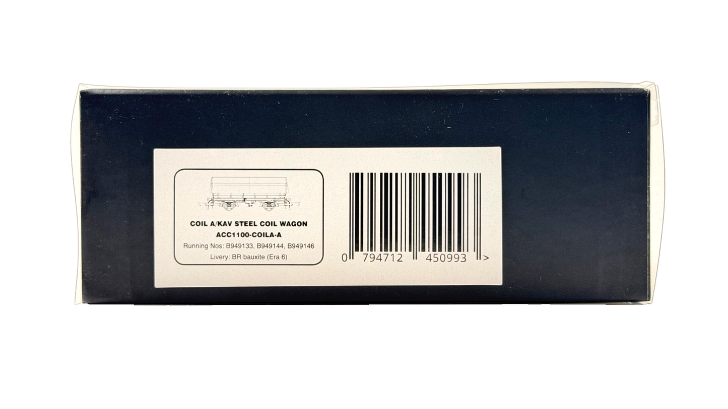ACCURASCALE OO GAUGE - ACC1100-COILA-A - COIL A/KAV STEEL COIL WAGON BR BAUXITE