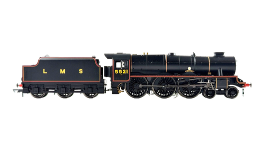 HORNBY OO GAUGE - R3614 - LMS BLACK 4-6-0 PATRIOT CLASS (REBUILT) RHYL NO.5521