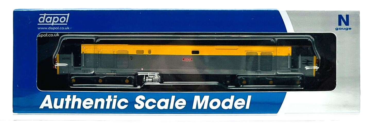 DAPOL N GAUGE - 2D-002-DCC1 - CLASS 50 DIESEL 50015 DUTCH 'VALIANT' - BOXED