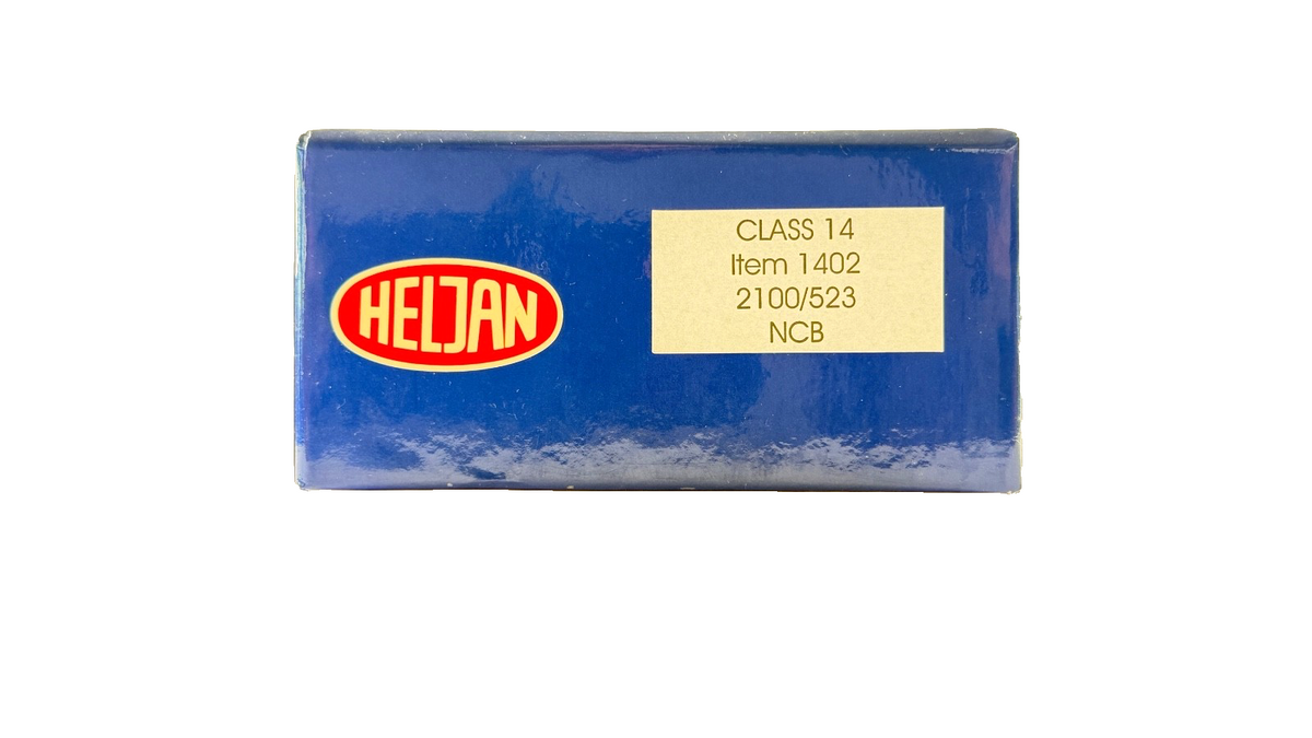 HELJAN OO GAUGE - 1402 - CLASS 14 DIESEL 2100/523 NCB BLUE NATIONAL COAL BOARD