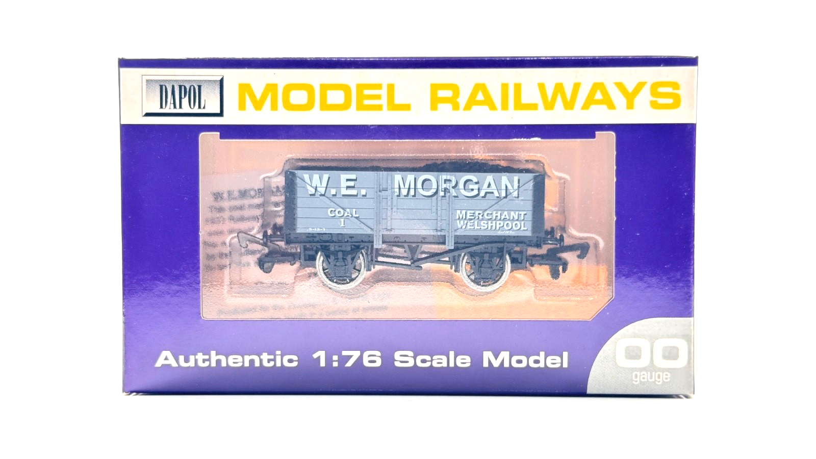 DAPOL 00 GAUGE - W.E MORGAN COAL MERCHANT WELSHPOOL WAGON NO.1 (LIMITED EDITION)