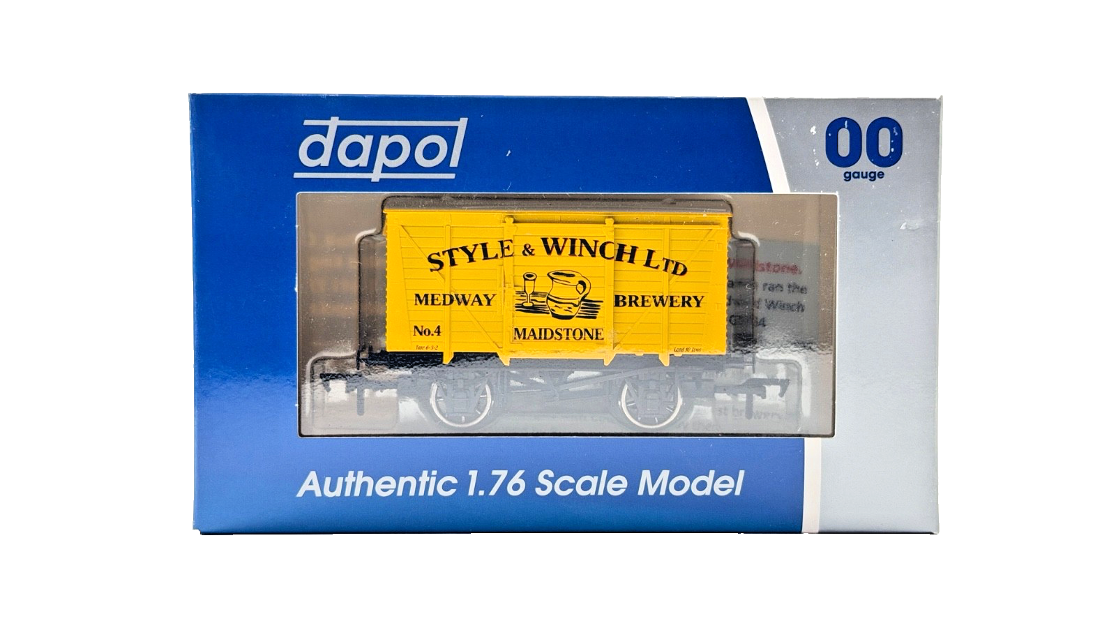 DAPOL 00 GAUGE - STYLE & WINCH MEDWAY BREWERY MAIDSTONE NO.4 (LIMITED EDITION)