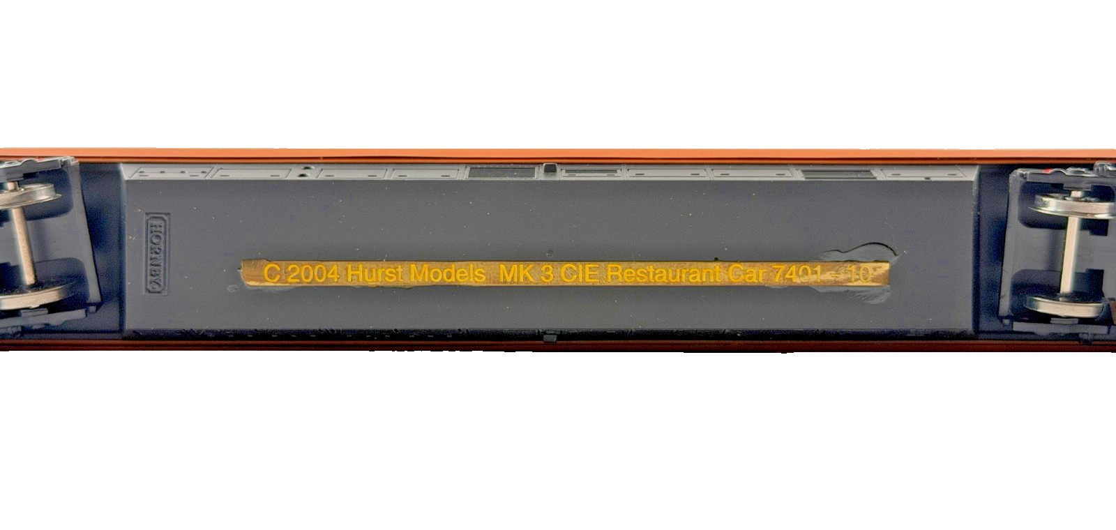 HURST/SILVER FOX MODELS OO GAUGE - CIE IRISH RAIL BLACK & ORANGE BUFFET CAR 7403