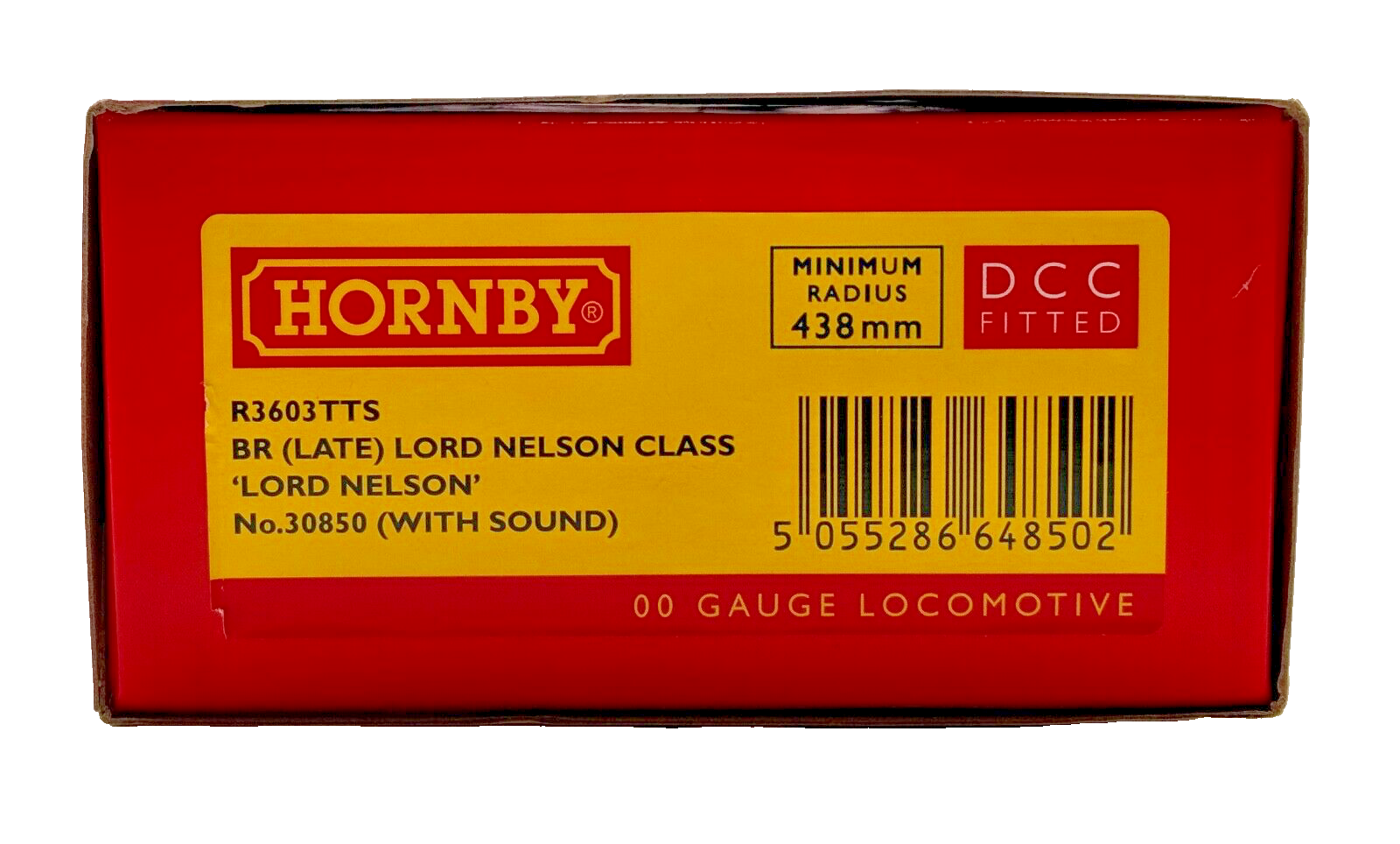 HORNBY 00 GAUGE - R3603TTS - BR GREEN "LORD NELSON" NO.30850 - DCC TTS SOUND