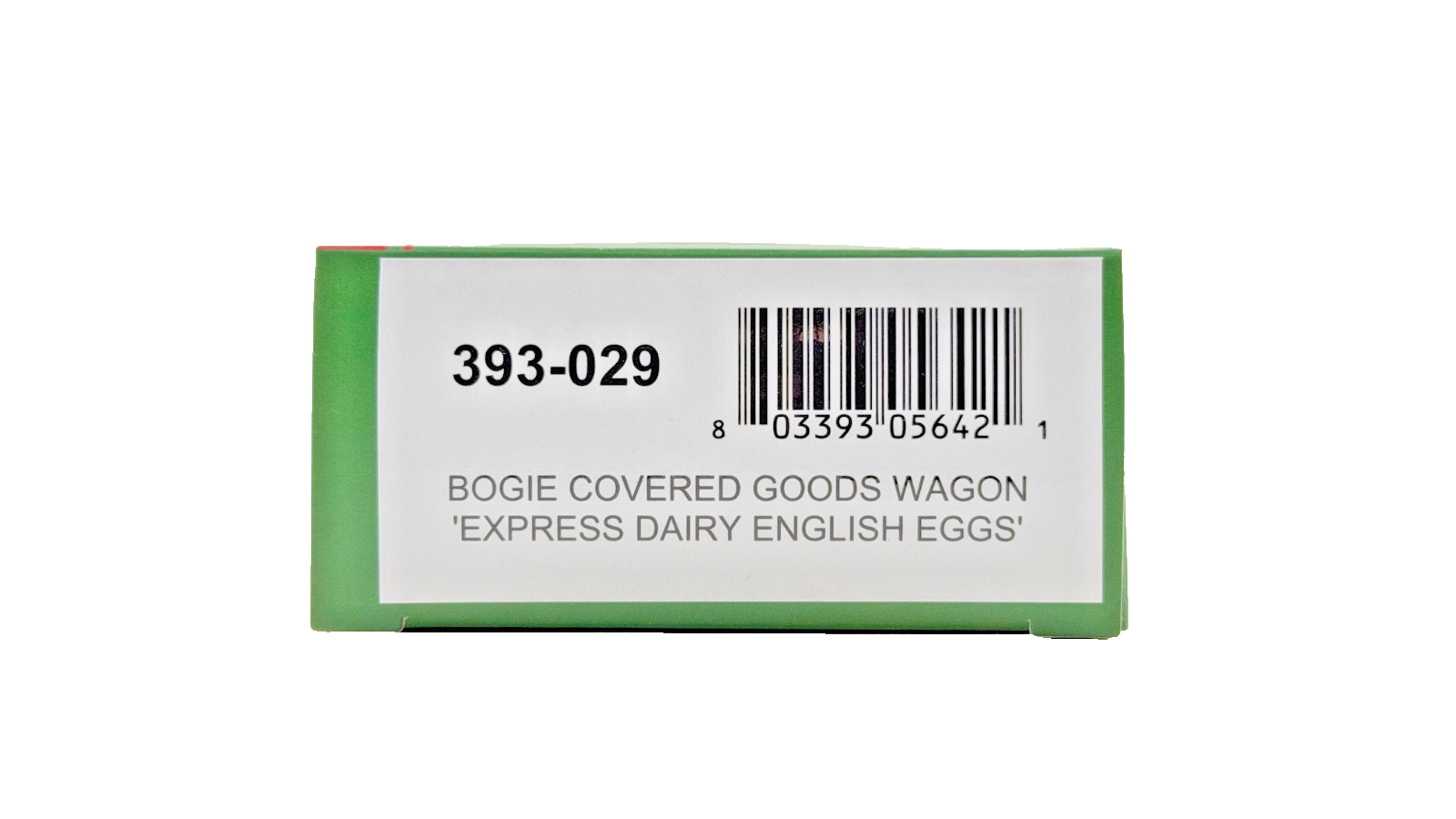 BACHMANN OO9 SCALE - 393-029 - BOGIE COVERED GOODS WAGON EXPRESS DAIRY EGGS
